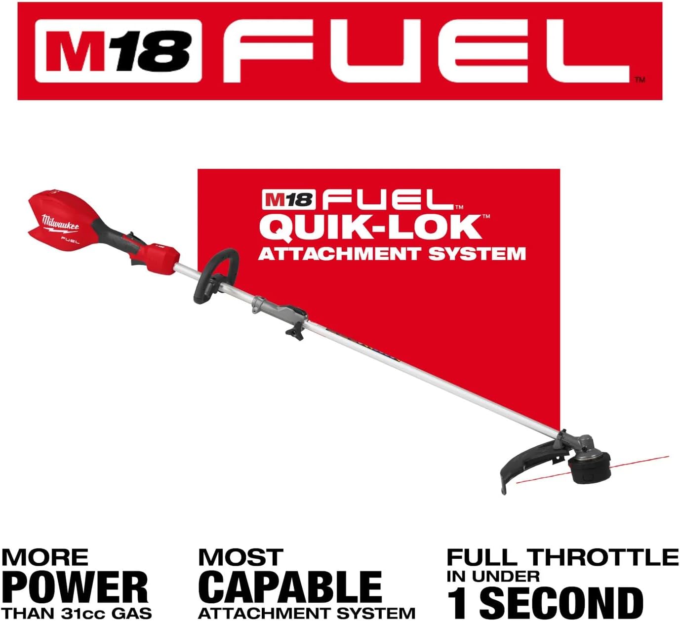 Milwaukee Electric - M18 Fuel String Trimmer W/Quik-LOK