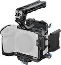 SmallRig Cage Kit for Sony FX3 / FX30 with Cage, V-Mount Battery Mount Plate, LCD Screen Protector, Top Handle, Cable Clamp for HDMI, NATO Rail - 5823