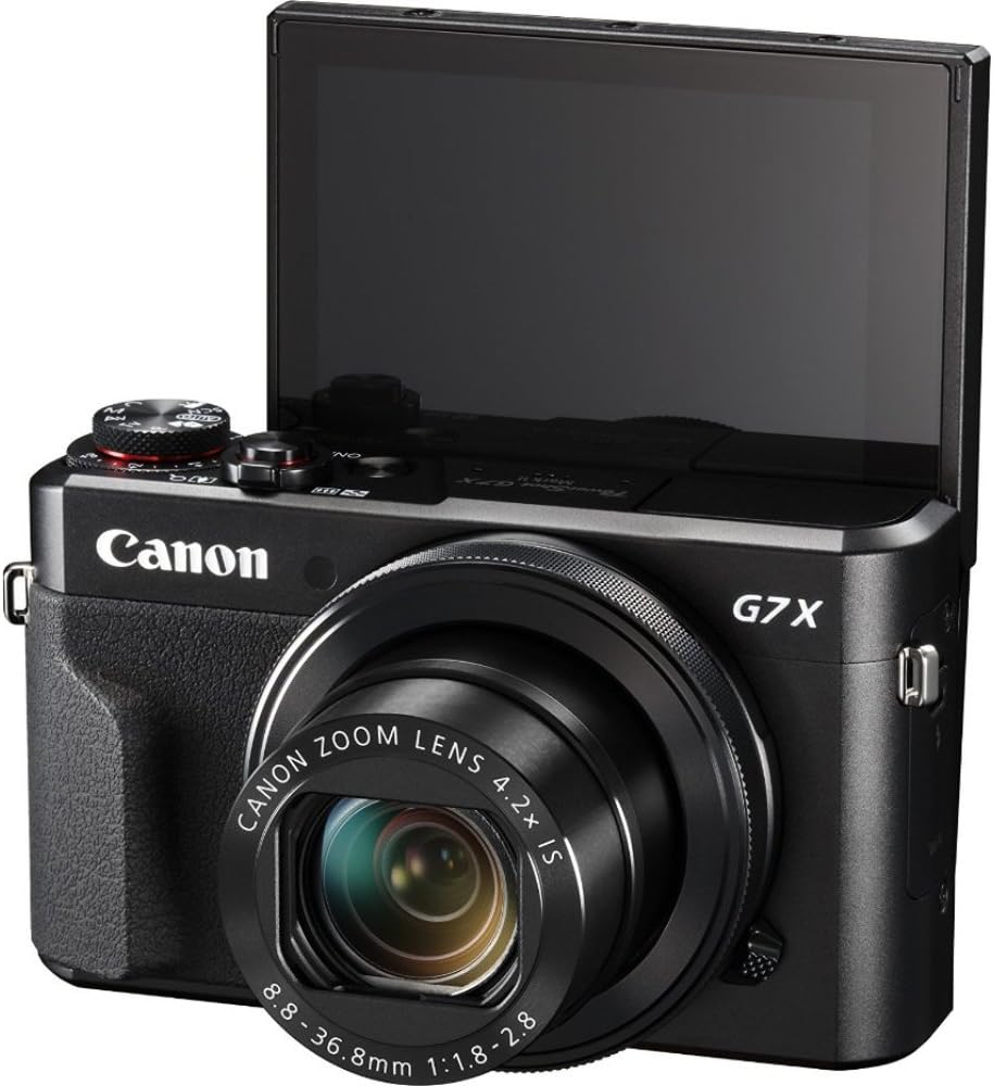 Canon PowerShot G7 X Mark II Digital Camera w/Accessory Bundle Includes Camera, Bag, 32GB SDHC Memory Card, Card Wallet + MORE