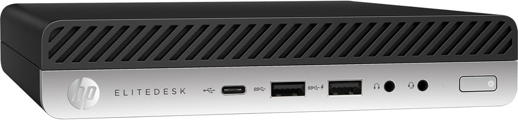 HP EliteDesk 800 G3 Mini Business Desktop (Intel Quad Core i5-7500T, 16GB DDR4 RAM, 256GB PCIe NVMe M.2 SSD) Type-C, DP, WiFi, Ethernet, USB Keyboard + Mouse, Windows 10 Pro