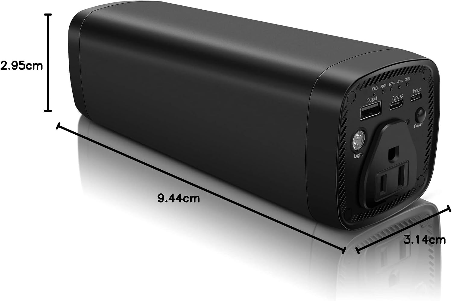 PAFISH Portable Power Bank with AC Outlet,31200mAh with 4 Output Travel Laptop Power Station,External Battery Pack for Outdoors Travel Emergency,Power Bank for HP, Notebooks, MacBook,Drone,Camera
