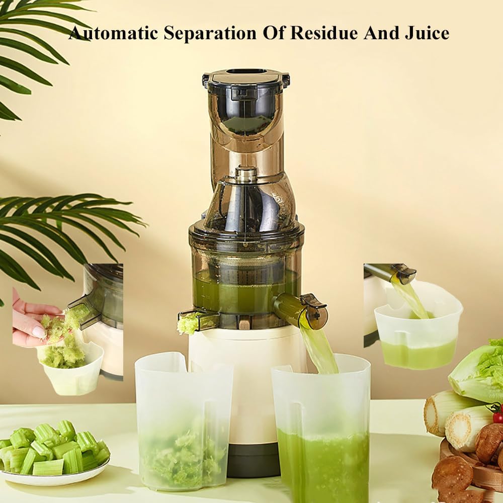Juicer Machine,Centrifugal Juicer Machine With 3' Feed Chute,800W Power,500ML Juicer,Juice Yield Up To 98%,For Whole Fruits And Veg,Easy To Clean,With Push Rod,Juice Cup*2,Blue