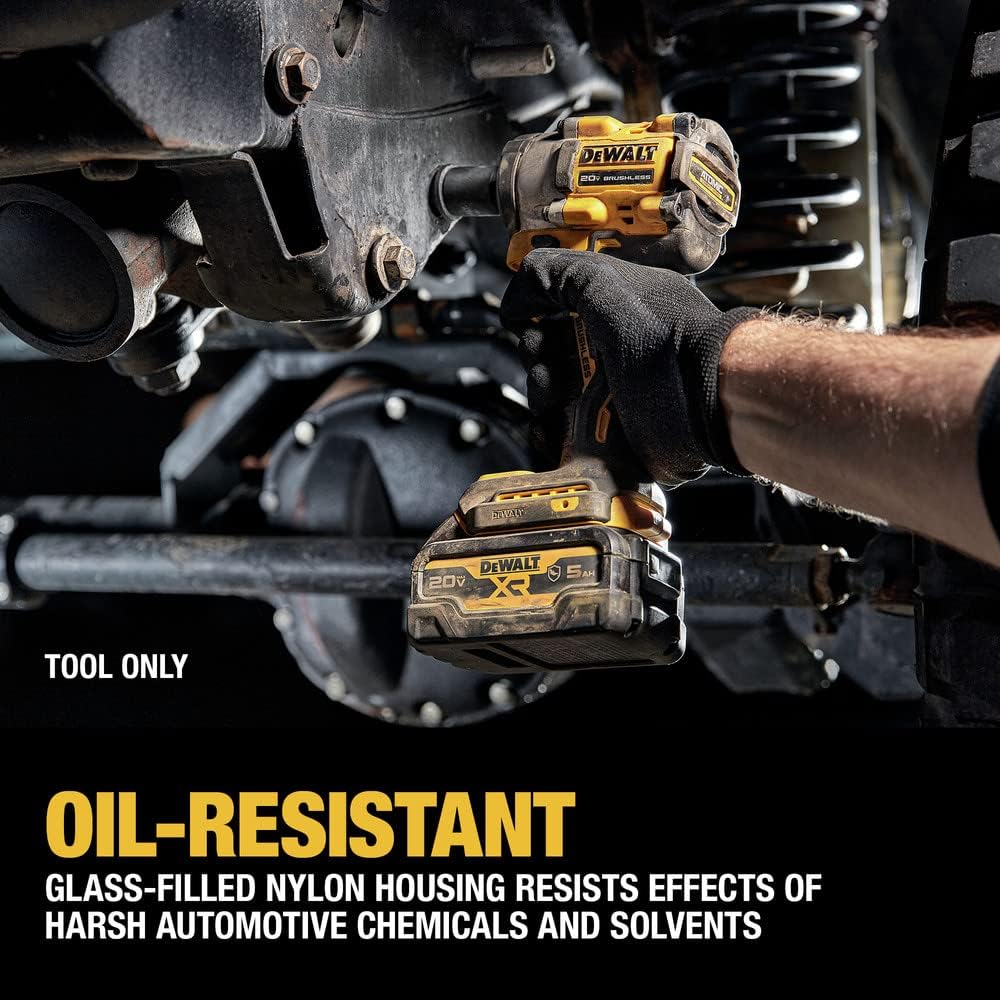 DEWALT ATOMIC 20V MAX* 1/2 in. Cordless Impact Wrench with Hog Ring Anvil (Tool Only) (DCF921B)