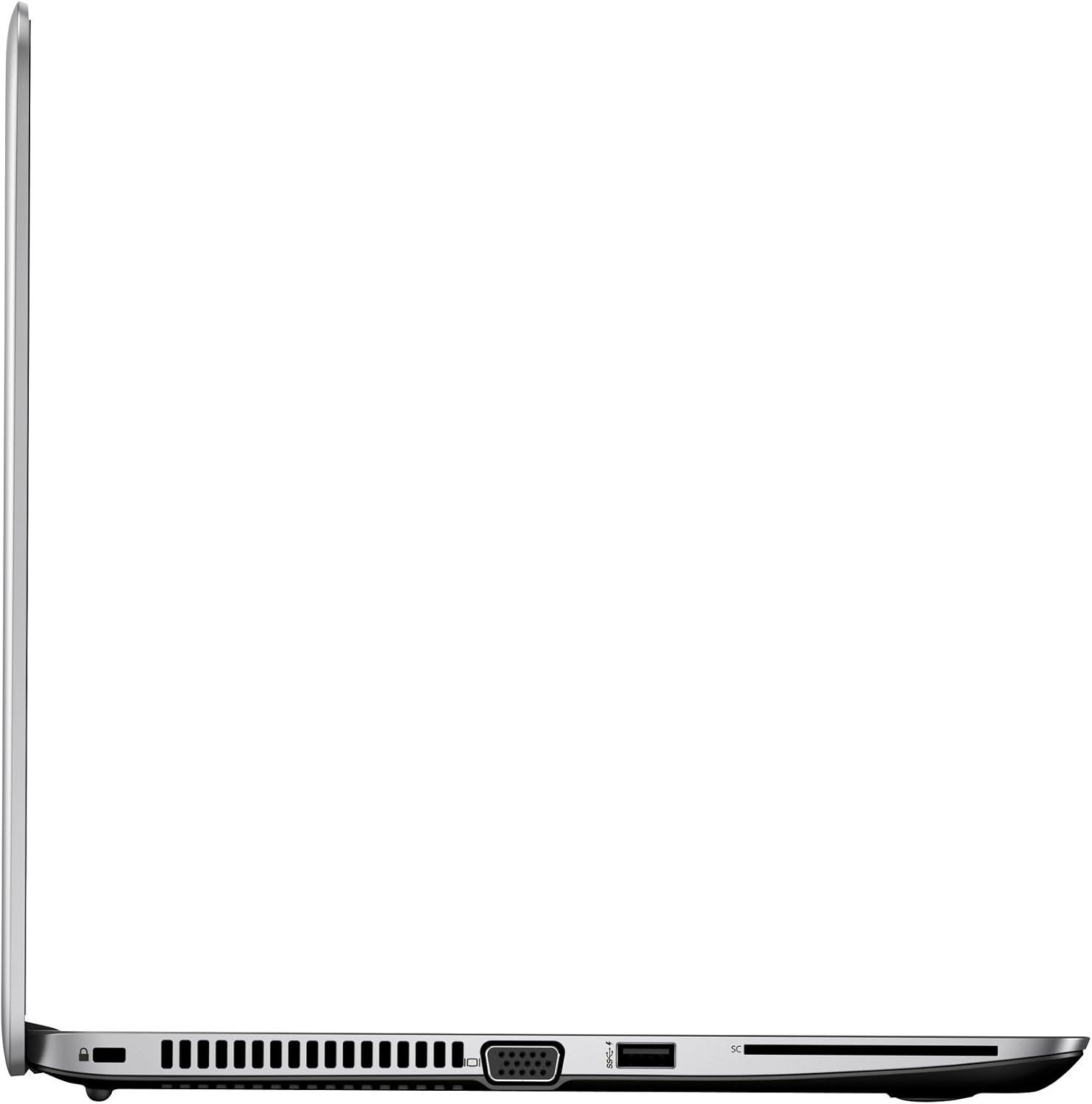 HP Elitebook 840 G4 14in Notebook, Windows, Intel Core i5 2.5 GHz, 8 GB RAM, 256 GB SSD, Silver (1GE41UT#ABA) (Renewed)