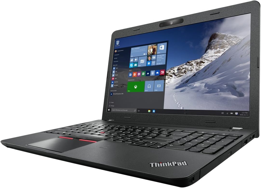 Lenovo ThinkPad E560 Laptop, Intel Core i5-6200U 2.3GHz, 500GB SATA, 4GB DDR3, 802.11ac, Bluetooth, Win7Pro, Black, 15.6' (Renewed)