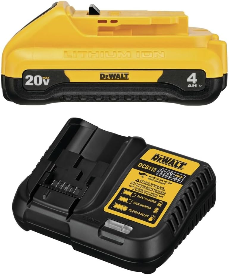 Dewalt DCPS620BDCB240C-BNDL 20V MAX XR Brushless Lithium-Ion Cordless Pole Saw and 20V MAX 4 Ah Lithium-Ion Battery and Charger Starter Kit Bundle