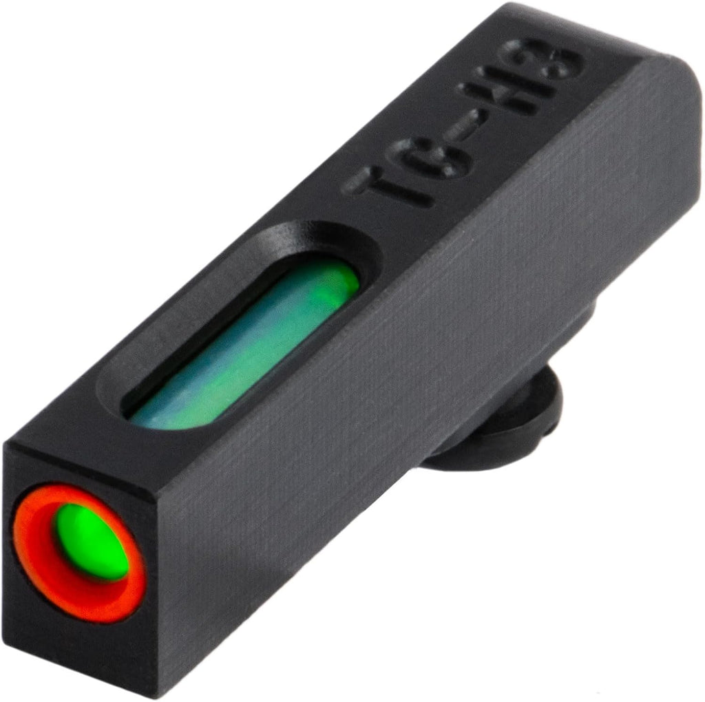 Truglo TFX PRO Handgun Sight, Glowing Shock Proof Tritium and Fiber Optic Night Sight for Handguns, Compact, Durable, and Snag Free Sight