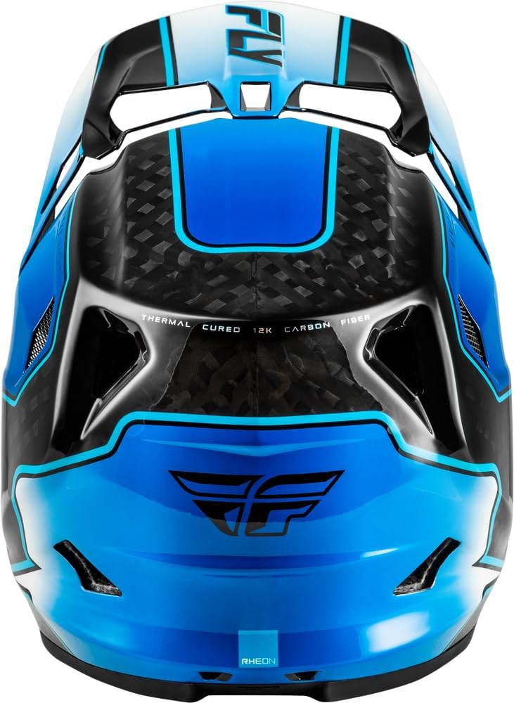 FLY Racing WERX-R Carbon Full-Face Mountain Bike Helmet — 12K Carbon Shell, RHEON, Triple-Density EPS, TFV Ventilation, Quick-Release Cheek Pads — Downhill / BMX