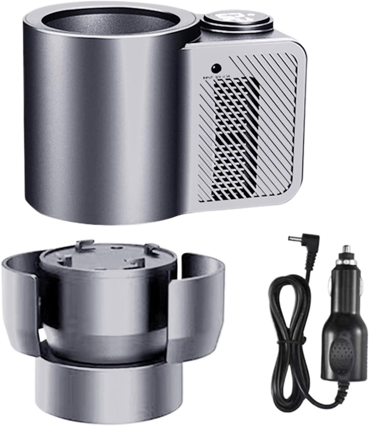 Car Cooling Cup Fit for Smart 2 in 1 Car Heating Cooling Cup Coffee Miik Drinks Electric Beverage Warmer Cooler Holder Travel Car Refrigerator(Heater)