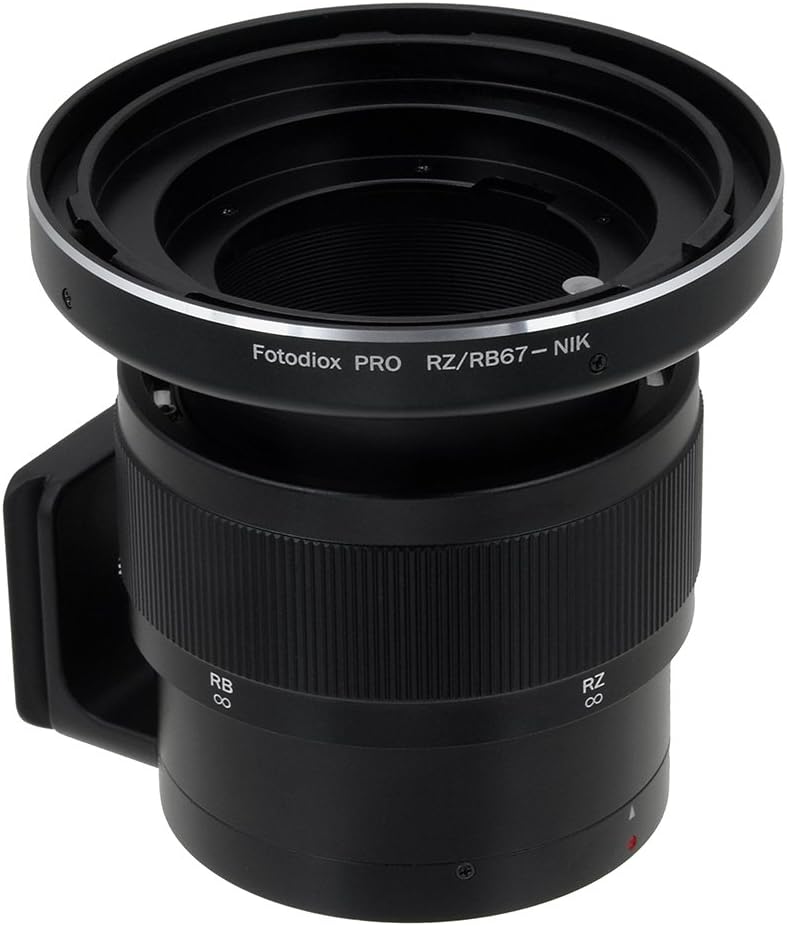 Fotodiox Pro Lens Mount Adapter Compatible Mamiya RB67 and RZ67 Lenses to Nikon F-Mount Cameras