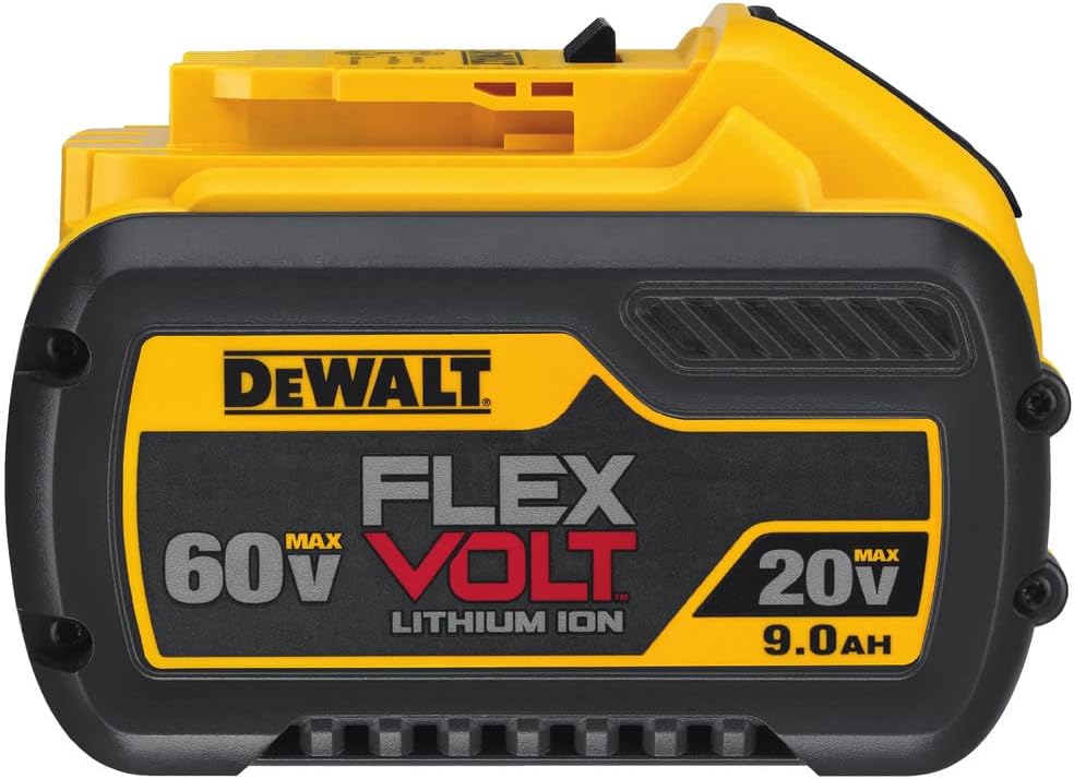 DEWALT 60V MAX* FLEXVOLT Lithium Battery with Charger, 9-Ah (DCB118X1)