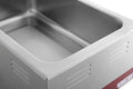 Kratos Commercial Electric Countertop Food Warmer and Cooker, 120V, 1500 Watts, Stainless Steel Portable Steam Table, Fits a 12' x 20' Food Pan (28W-169)