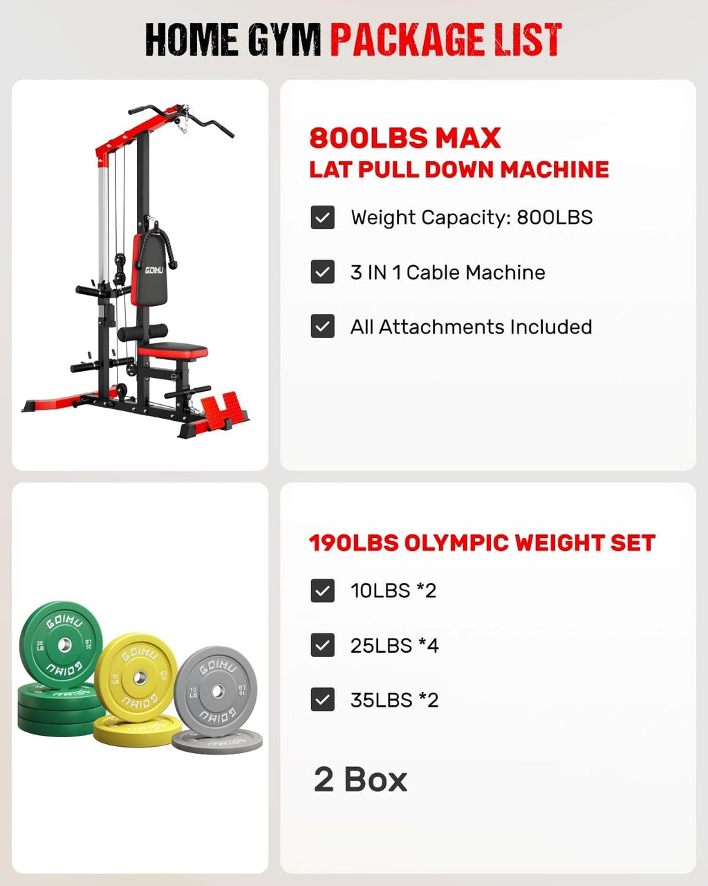 LS01 LAT Pulldown Machine, LAT Row Cable Machine with AB Crunch, LAT Tower with Cable Row Attachments, 3 in 1 Pulley Stations for Home Gym