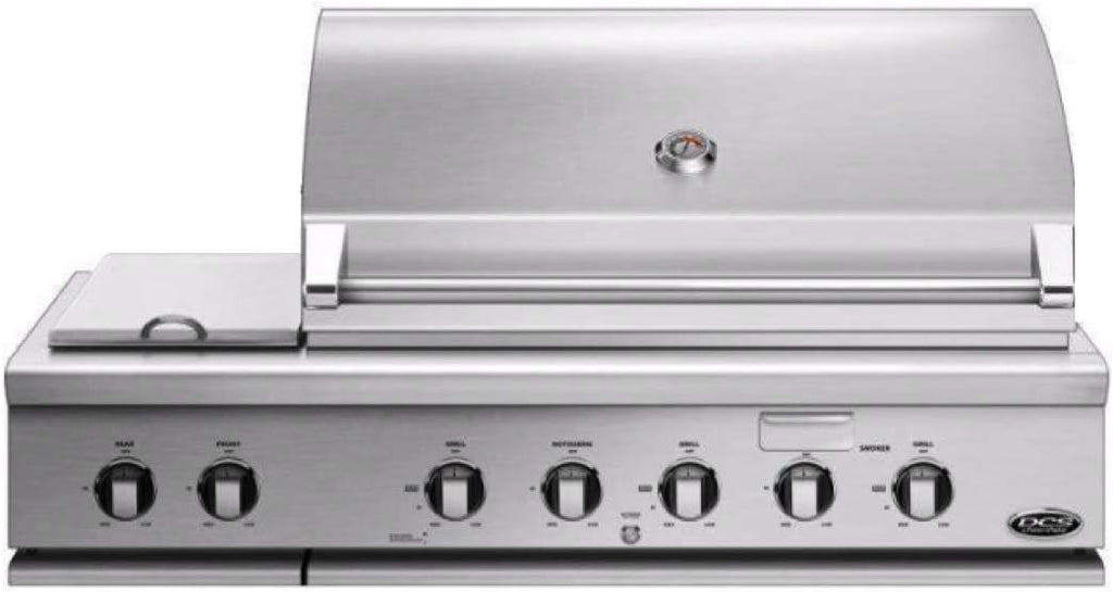 Windproof Covers 48 inch Heavy Duty Premium Vinyl Grill Cover to fit DCS Series 7 with Side Burner Built-in Grill