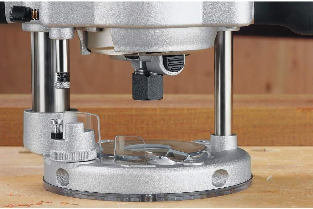 DEWALT Router Fixed/Plunge Base Kit, Variable Speed, 12-Amp, 2-1/4-HP (DW618PK)