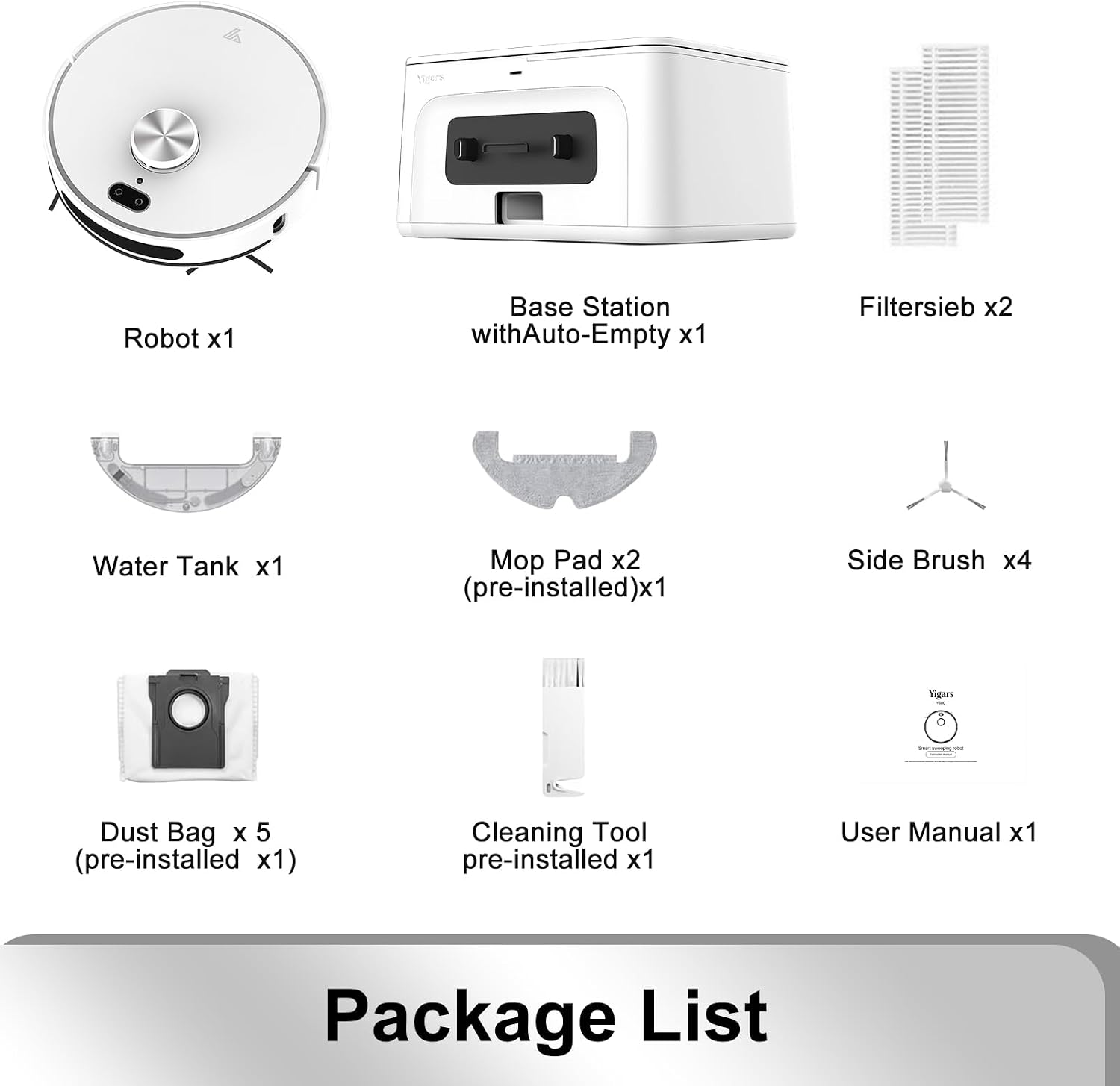 Robot Vacuum and Mop Self-Emptying Up to 8000Pa Robot Vacuum 60-Day Hands-Free Cleaning 220 Min Runtime LiDAR Navigation, Home Mapping, Ideal for Pet Hair, Hard Floors, Carpet-White
