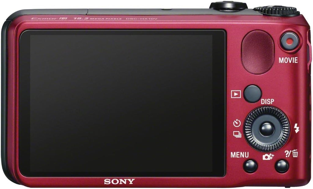 Sony Cyber-shot DSC-HX10V 18.2 MP Exmor R CMOS Digital Camera with 16x Optical Zoom and 3.0-inch LCD (Red) (2012 Model)