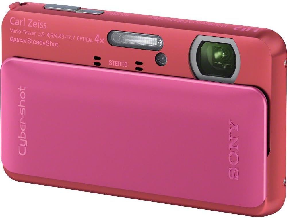 Sony Cyber-shot DSC-TX20 16.2 MP Exmor R CMOS Digital Camera with 4x Optical Zoom and 3.0-inch LCD (Pink) (2012 Model)