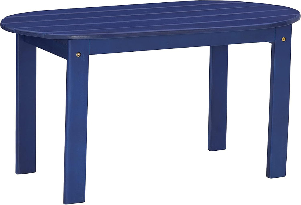 Linon Jayde Outdoor Blue Adirondack Coffee Table