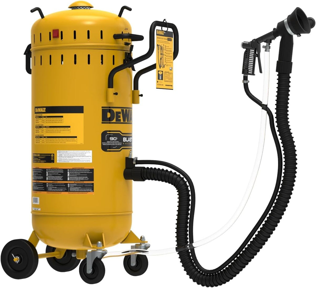DEWALT Abrasive BlastVac for Clean, Portable Sandblasting, 120V, 5.5 – 6.5 SCFM @ 115PSI (DXCM009-0369)