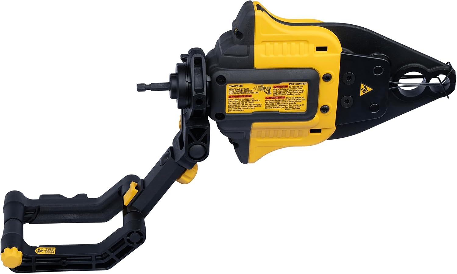 DEWALT IMPACT CONNECT PEX Crimp Ring Attachment for Impact Driver, Plumbing Tool (DWAPXCIR)