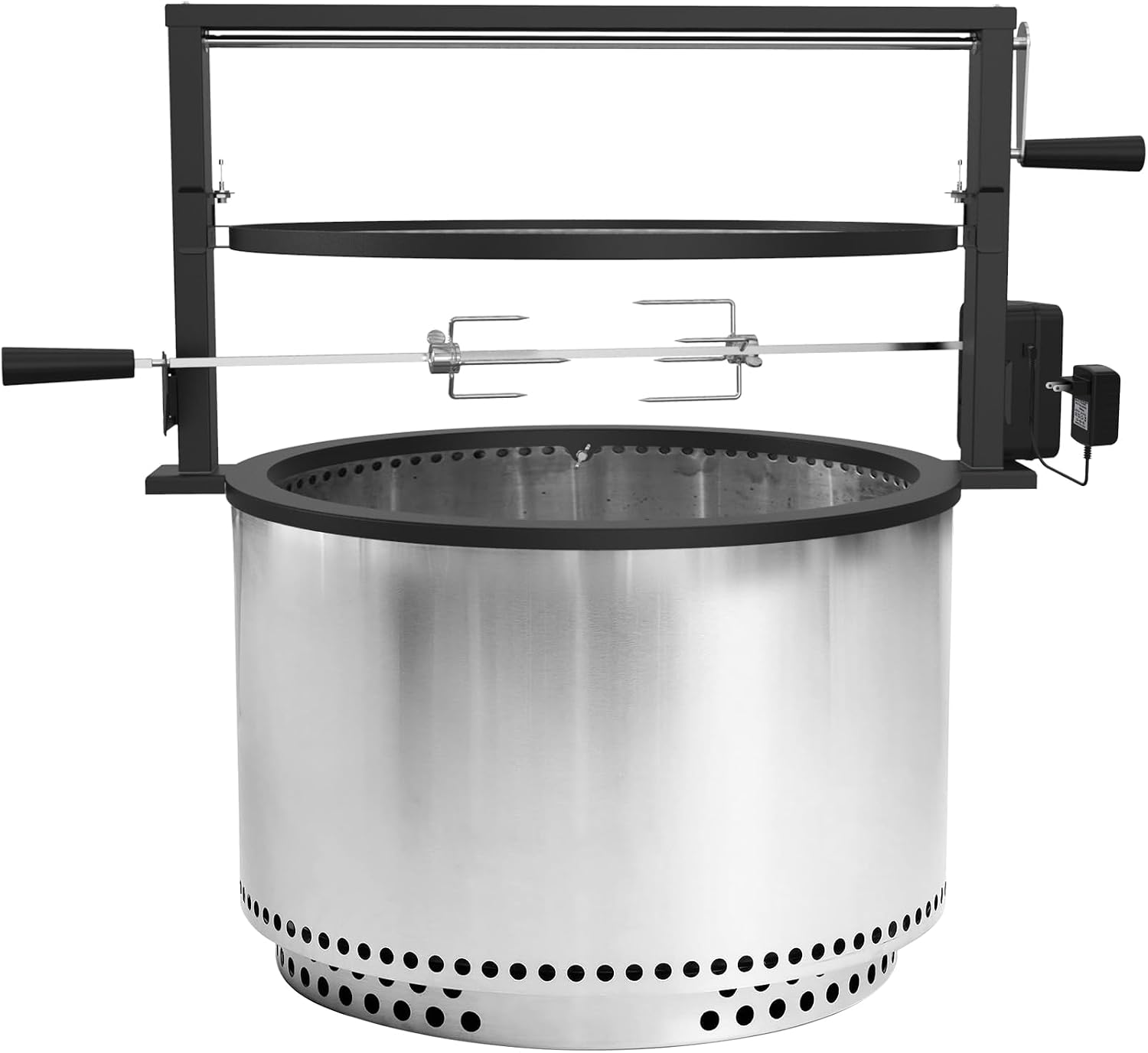 Onlyfire Santa-Maria Style Rotisserie Rotating System for Solo Stove Yukon 27' Smokeless Fire Pit
