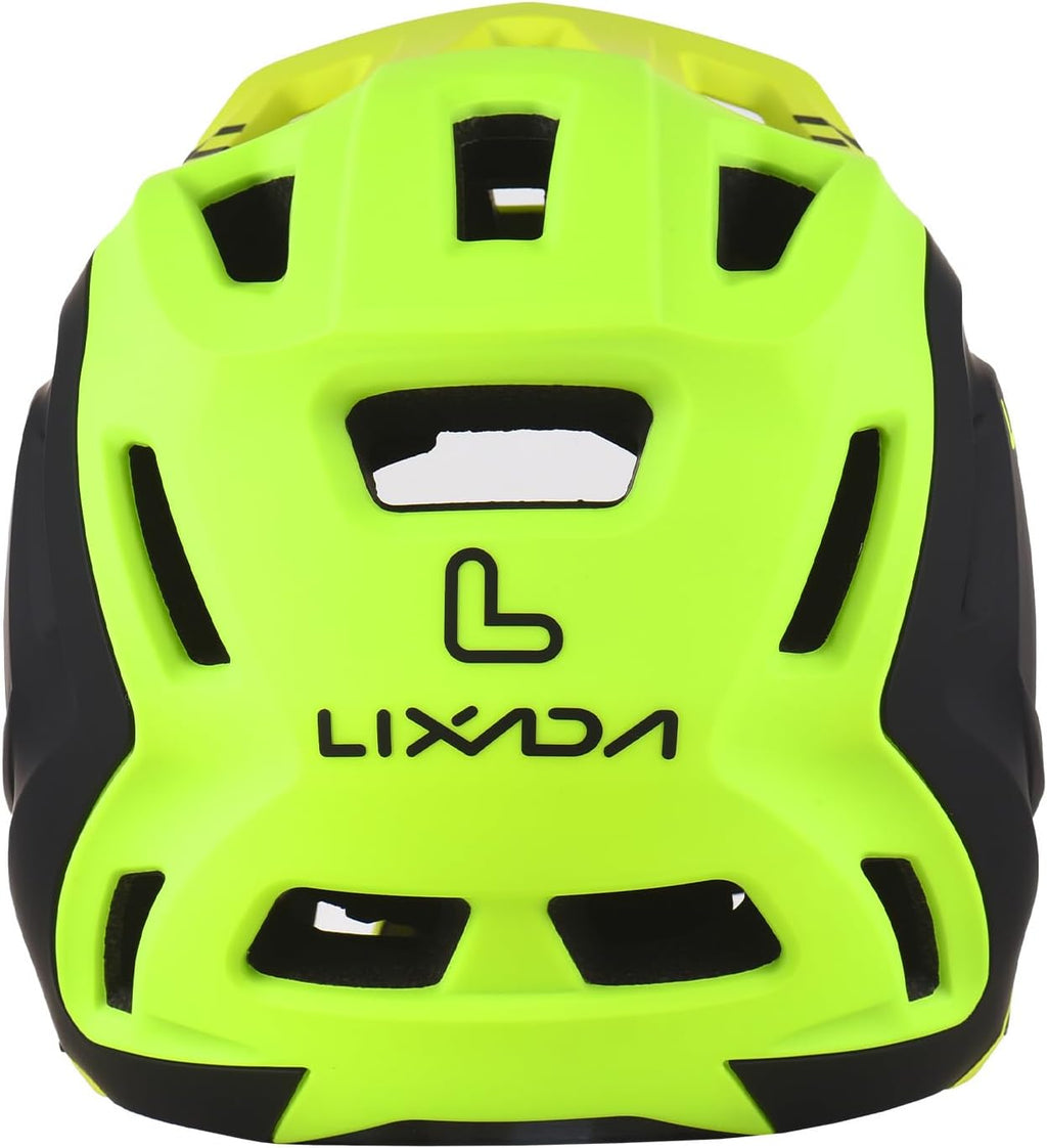 Lixada Adult Bike Helmet Full Face Mountain Bike Helmet Lightweight Bicycle Helmet Adult Cycling Helmet for Men Women 59-62CM