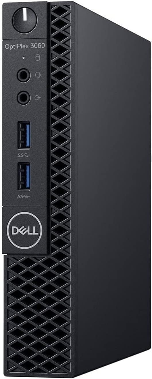 Dell OP3060MFFXKF5K OptiPlex 3060 XKF5K Micro PC with Intel Core i5-8500T 2.1 GHz Hexa-core, 8GB RAM, 256GB SSD, Windows 11 Pro 64-bit (Renewed)