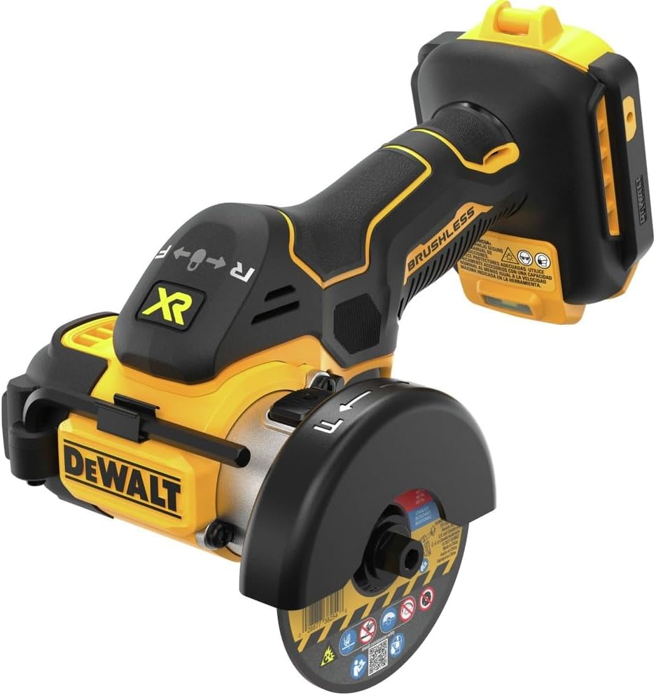 DEWALT DCS438BR 20V MAX XR Brushless Lithium-Ion 3 in. Cordless Cut-Off Tool (Tool Only) (Renewed)