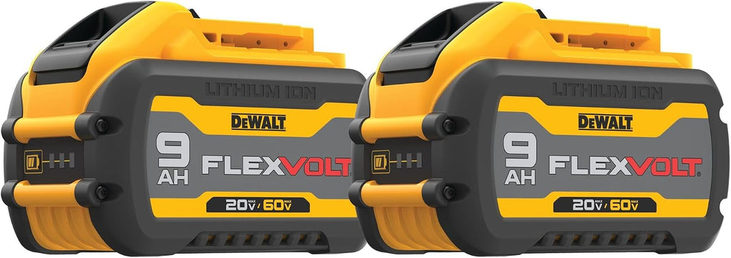 DEWALT FLEXVOLT 20V/60V MAX* Batteries, 9.0-Ah, 2-Pack (DCB609-2)