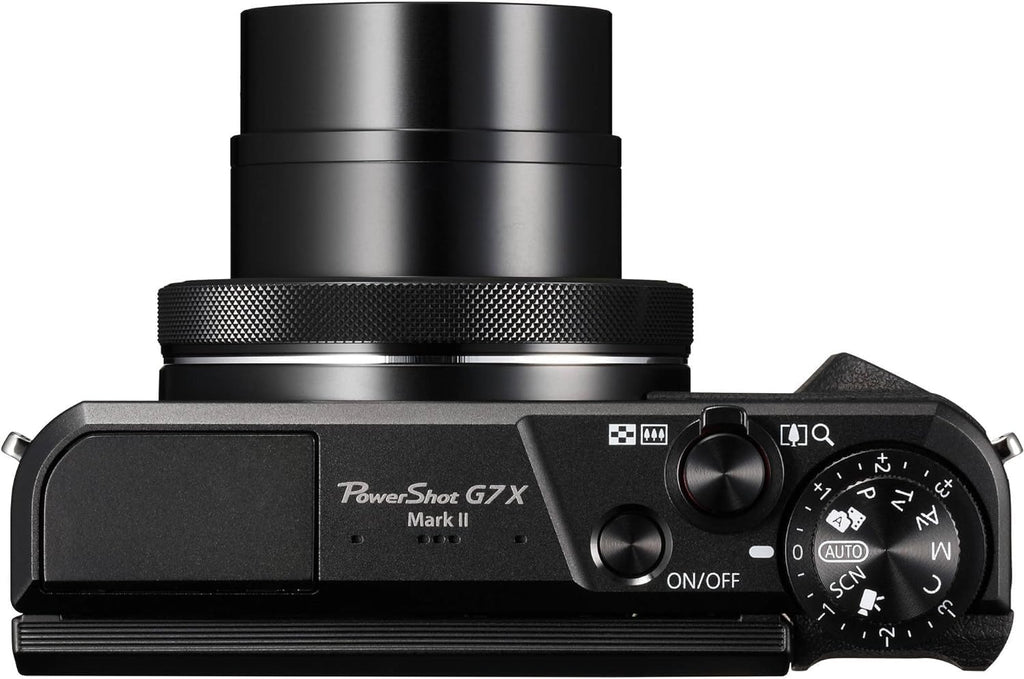 Canon PowerShot G7 X Mark II (Black) (Renewed)
