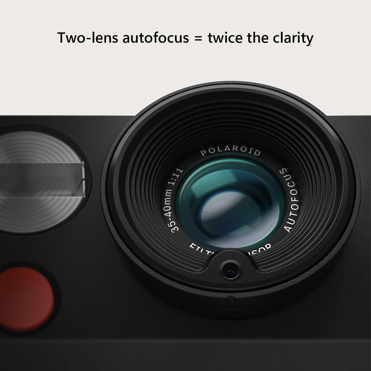 Polaroid Now 3rd Generation i-Type Instant Film Camera with 16 Color Film Photos, Black, with Signature Series Case Bundle