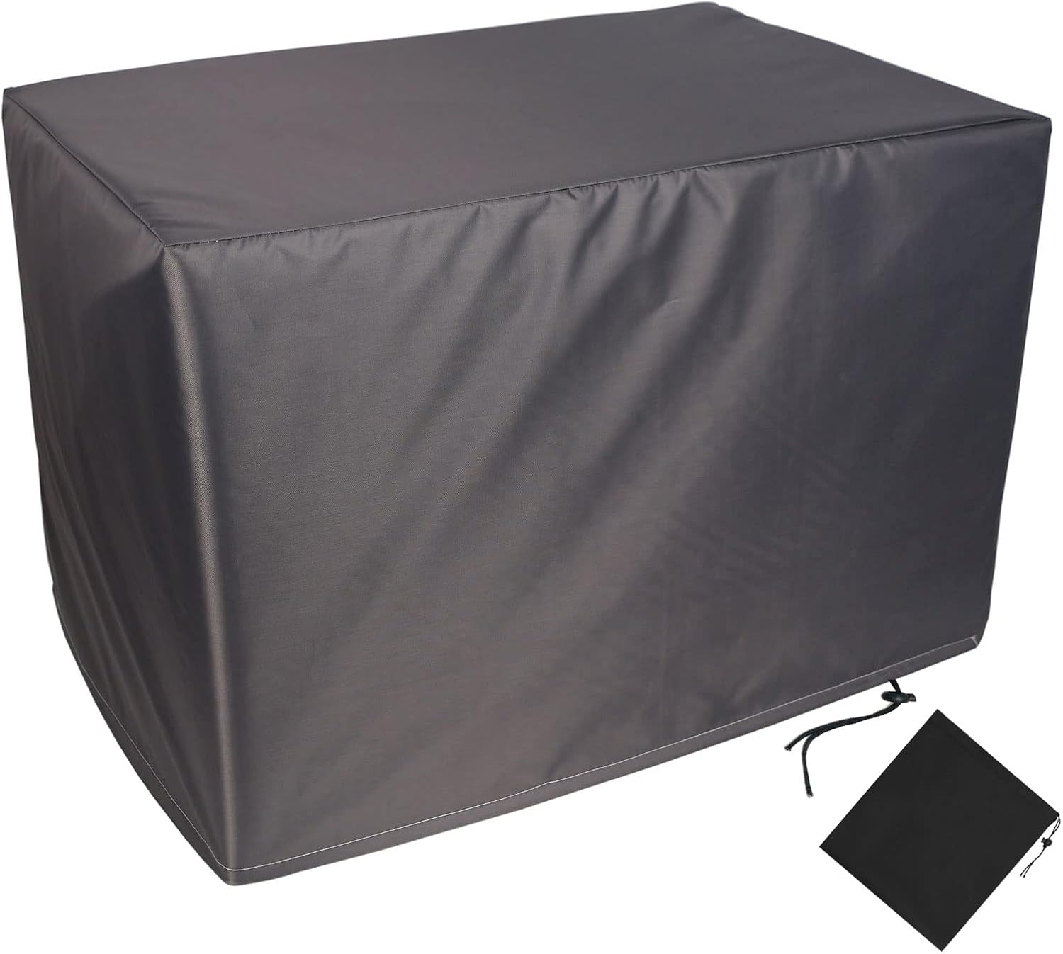 Large Garden Furniture Covers Waterproof 126x87x28in Patio Furniture Cover Rectangle 420D Oxford Fabric Anti-UV Square Heavy Duty Dust Proof Garden Table Cover for Outdoor Table Chairs and Sofa