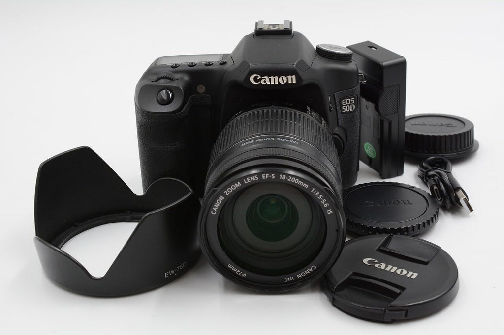 Canon EOS 50D 15.1MP Digital SLR Camera with EF-S 18-200mm f/3.5-5.6 IS Standard Zoom Lens