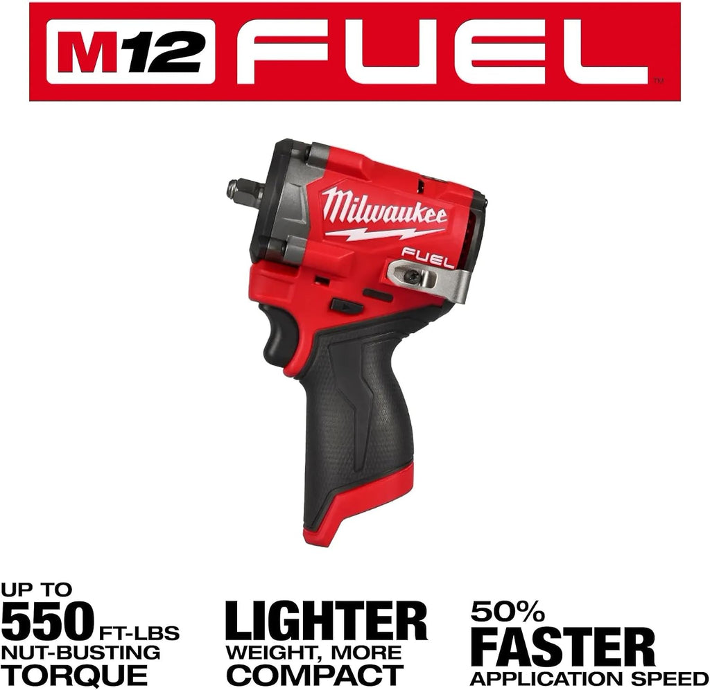 Milwaukee Electric - M12 FUELTRADE Stubby 3/8 Impact Wrench