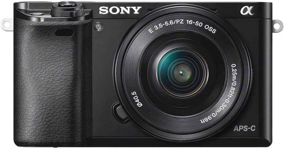 Sony Alpha a6000 Mirrorless Digital Camera w/ 16-50mm and 55-210mm Power Zoom Lenses Black