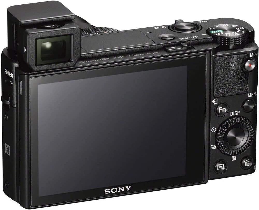Sony Cybershot DSC-RX100 VA Premium Compact Digital Camera (DSC-RX100M5A/B) + Case + 64GB Card + Card Reader + Flex Tripod + Cleaning Kit and More