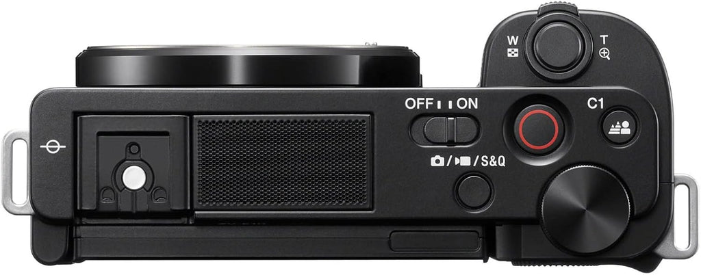 Sony Alpha ZV-E10 - APS-C Interchangeable Lens Mirrorless Vlog Camera Kit - Black