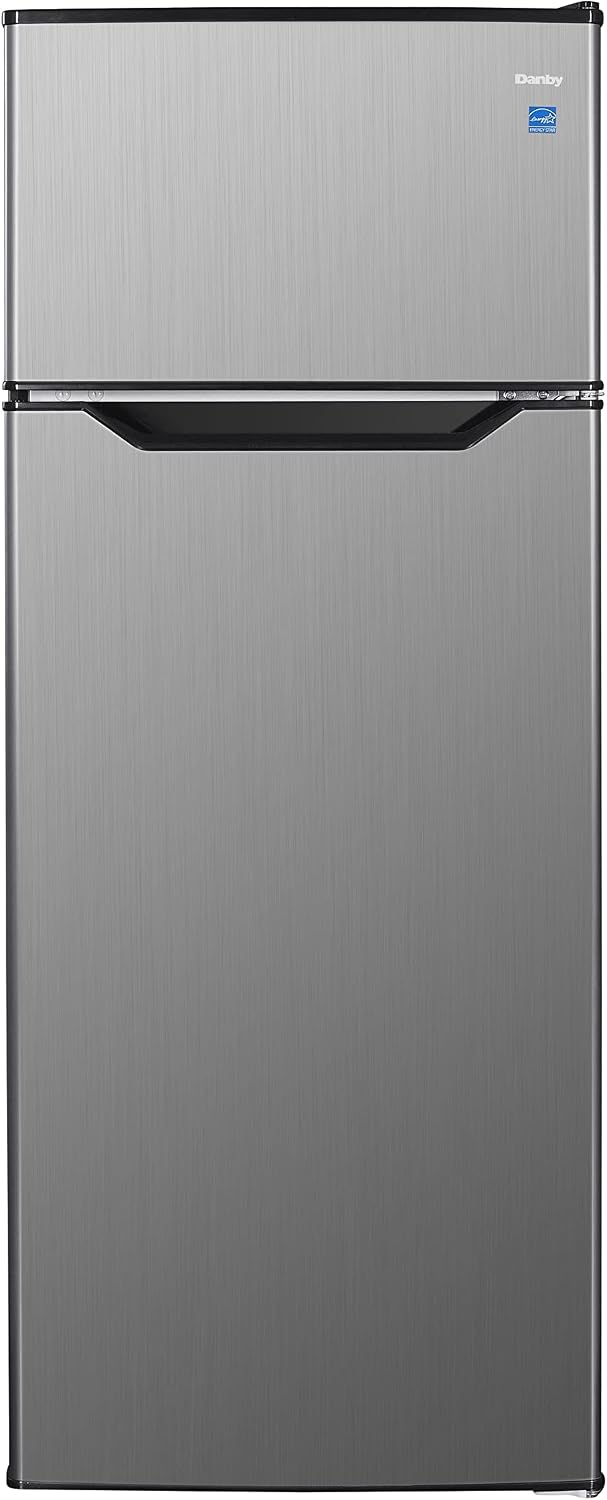 Danby DPF074B2BSLDB-6 7.4 cu. ft. Apartment Size Fridge in Stainless Steel
