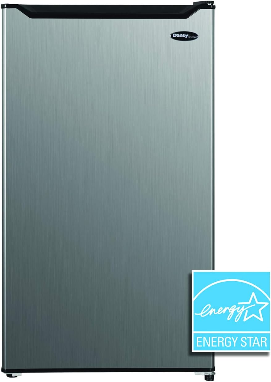 Danby DAR032B2SLM 3.2 cu. ft. Compact Fridge in Stainless Steel