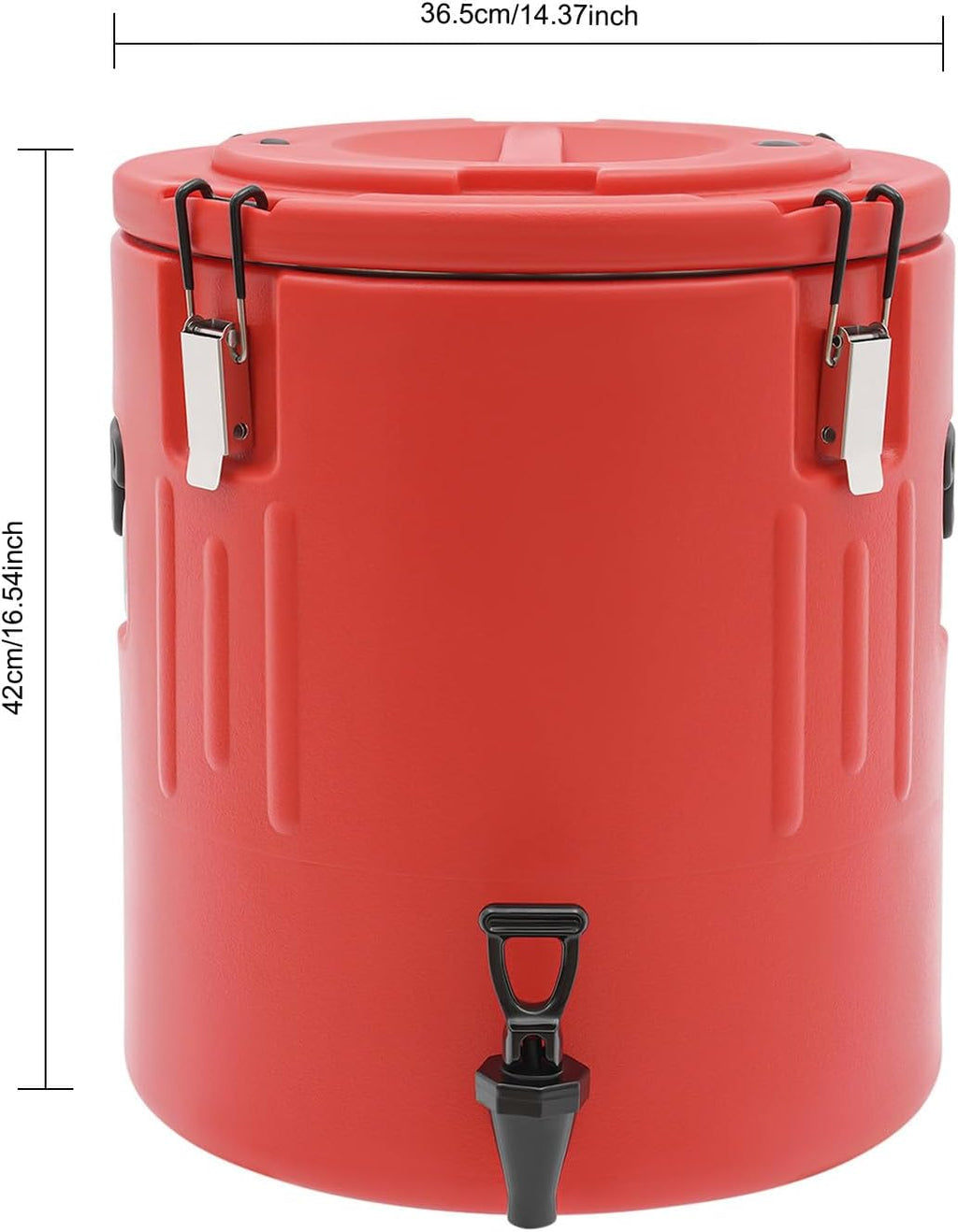 Insulated Beverage Containers Portable Cold Hot Drink Container Electric Stainless Steel Soup Warmer Pot, 40L Large Capacity Water Cooler Jug Commercial Food Warmer (40L)