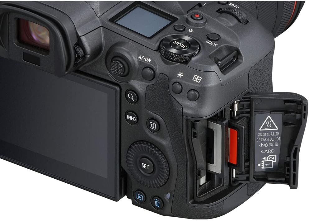 Canon EOS R5 Mirrorless Camera | 45MP Full Frame Sensor 8K Video | in-Body Image Stabilization and Dual Pixel AF for Hybrid Creators (4147C002) + Canon RF 75-300mm Lens + 64GB Card + Bag