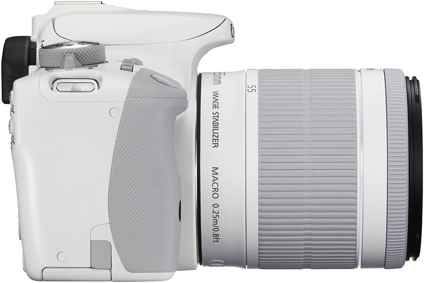 Canon EOS Rebel SL1 Digital SLR with EF-S 18-55mm is STM Lens (White)
