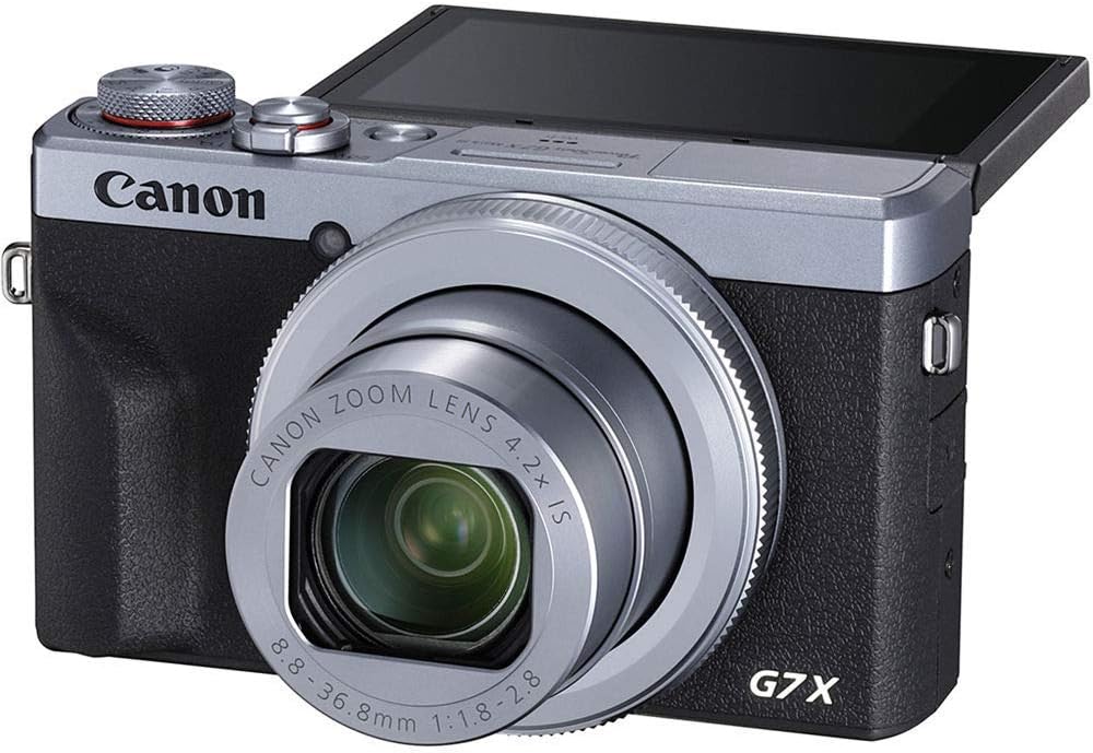 Canon PowerShot G7 X Mark III Digital Camera (Silver #3638C001) with Advanced Accessory Bundle (Renewed)