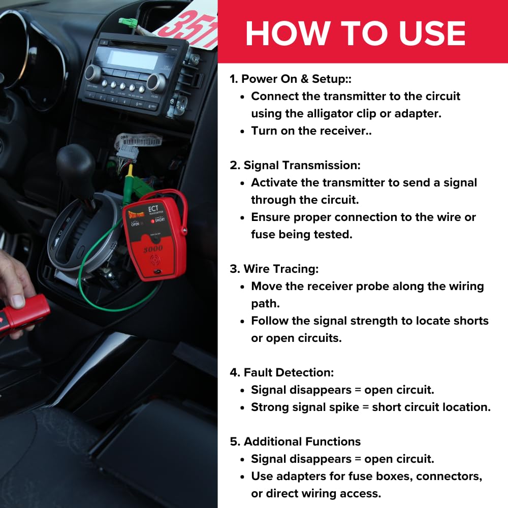 Power Probe 3000 Circuit Tracer for Shorts and Opens
