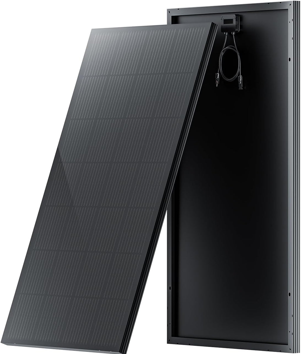 STAR 200 Watt Solar Panels, 12/24V Solar Panel with Frame-Less Design & Maintenance-Free, 25% High-Efficiency Monocrystalline, Reliable Power for RV, Marine, Roof, Home, and Off-Grid Applications