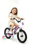 WinHope Kids Bike, 12 14 16 18 Inch Children Bicycle with Light up Training Wheels and Dual Brakes, Toddler Bike for Beginner with Adjustable Seat and Headlebar for Boys Girls 2-9, Multiple Colors
