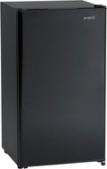 Avanti 3.2 Cu. Ft. Compact Refrigerator with Removable Glass Shelves, Full Range Temperature Control, Reversible Door, Automatic Defrost, ENERGY STAR Certified, 3.2 cu.ft., Black