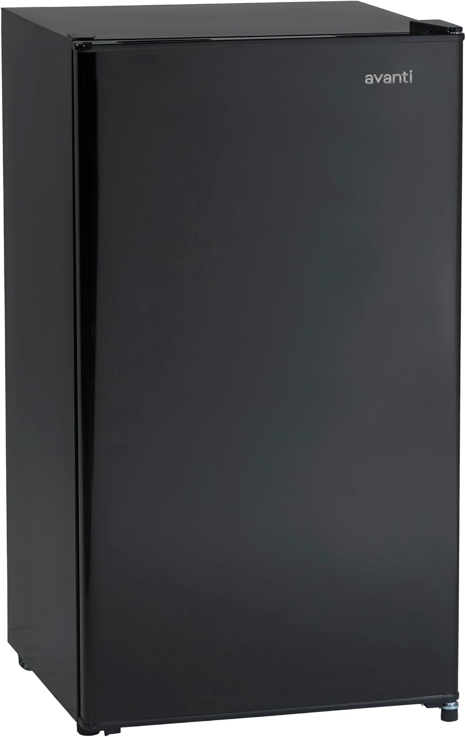 Avanti 3.2 Cu. Ft. Compact Refrigerator with Removable Glass Shelves, Full Range Temperature Control, Reversible Door, Automatic Defrost, ENERGY STAR Certified, 3.2 cu.ft., Black