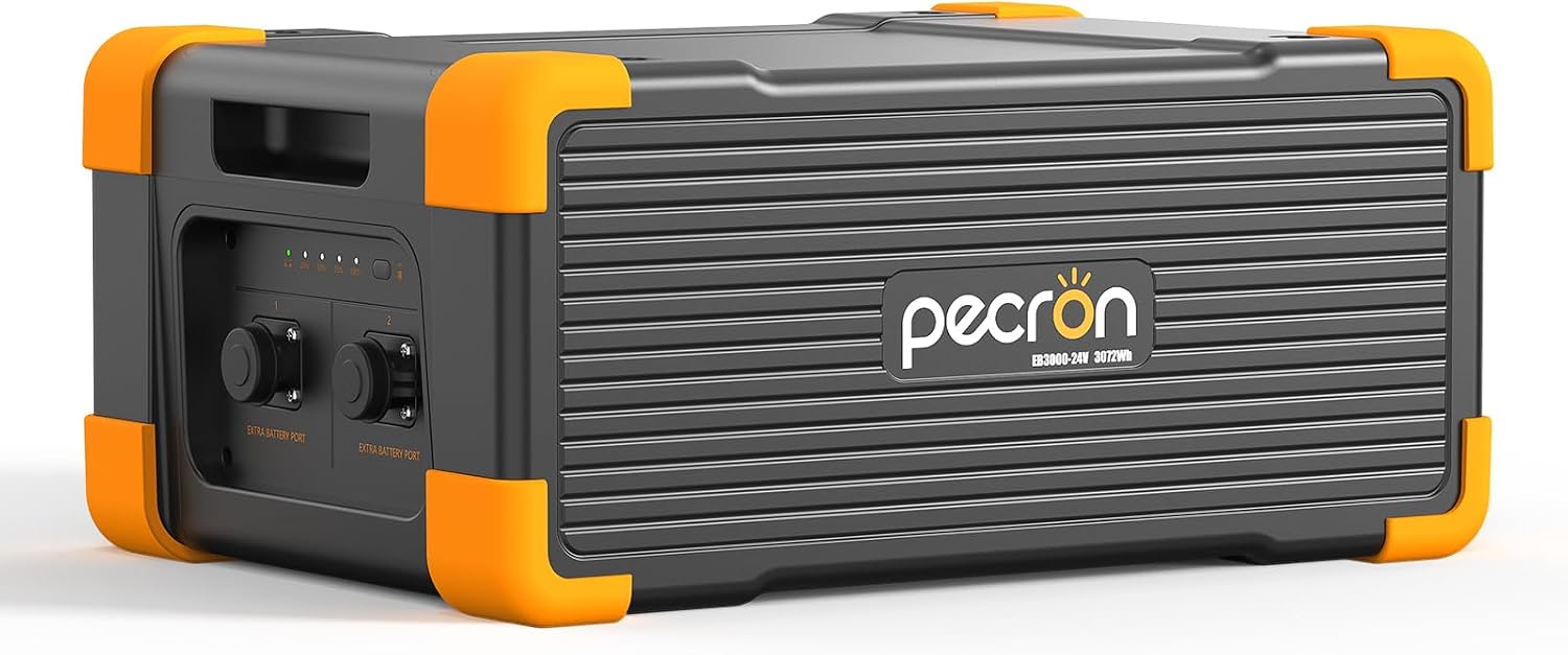 pecron 3072Wh Extra Battery, Expanding Capacity Only for E2000LFP